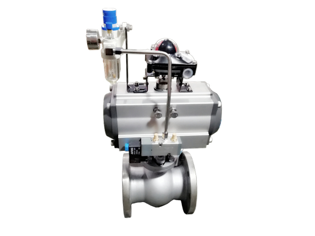 气动不锈钢偏心半球阀