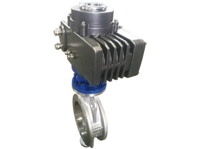 电动不锈钢对夹蝶阀