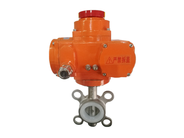 对夹式电动卫生蝶阀