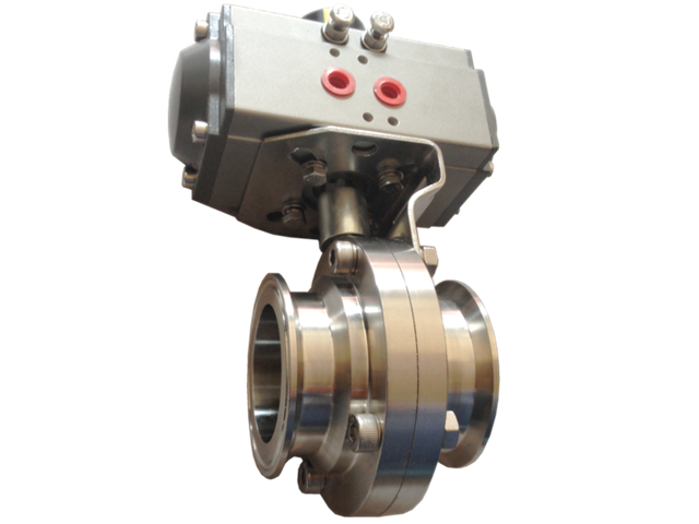 D681X气动卫生卡箍蝶阀