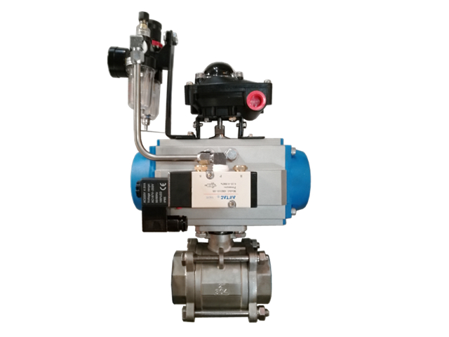 Q611F-16P气动内螺纹球阀