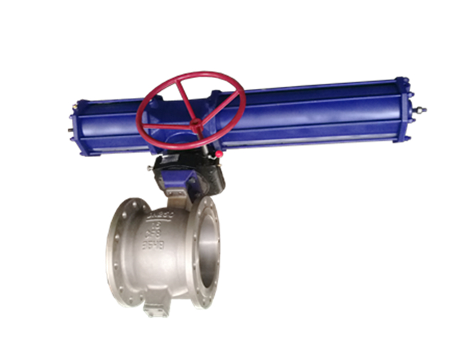 VQ647H气动V型切断球阀